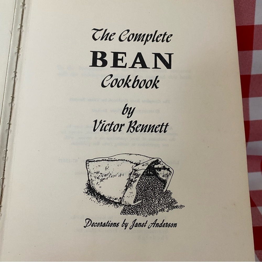 Vintage 1967 The Complete BEAN Cookbook by Victor Bennett Hardcover w Dustjacket - Picture 5 of 11